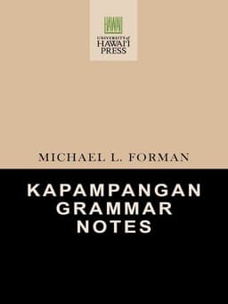 Kapampangan Grammar Notes